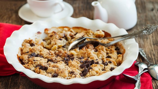Crumble au chocolat fondant