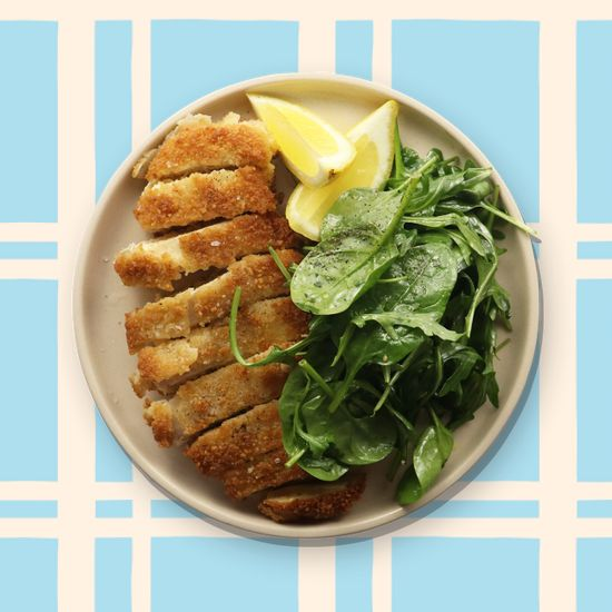 Poulet croustillant & salade